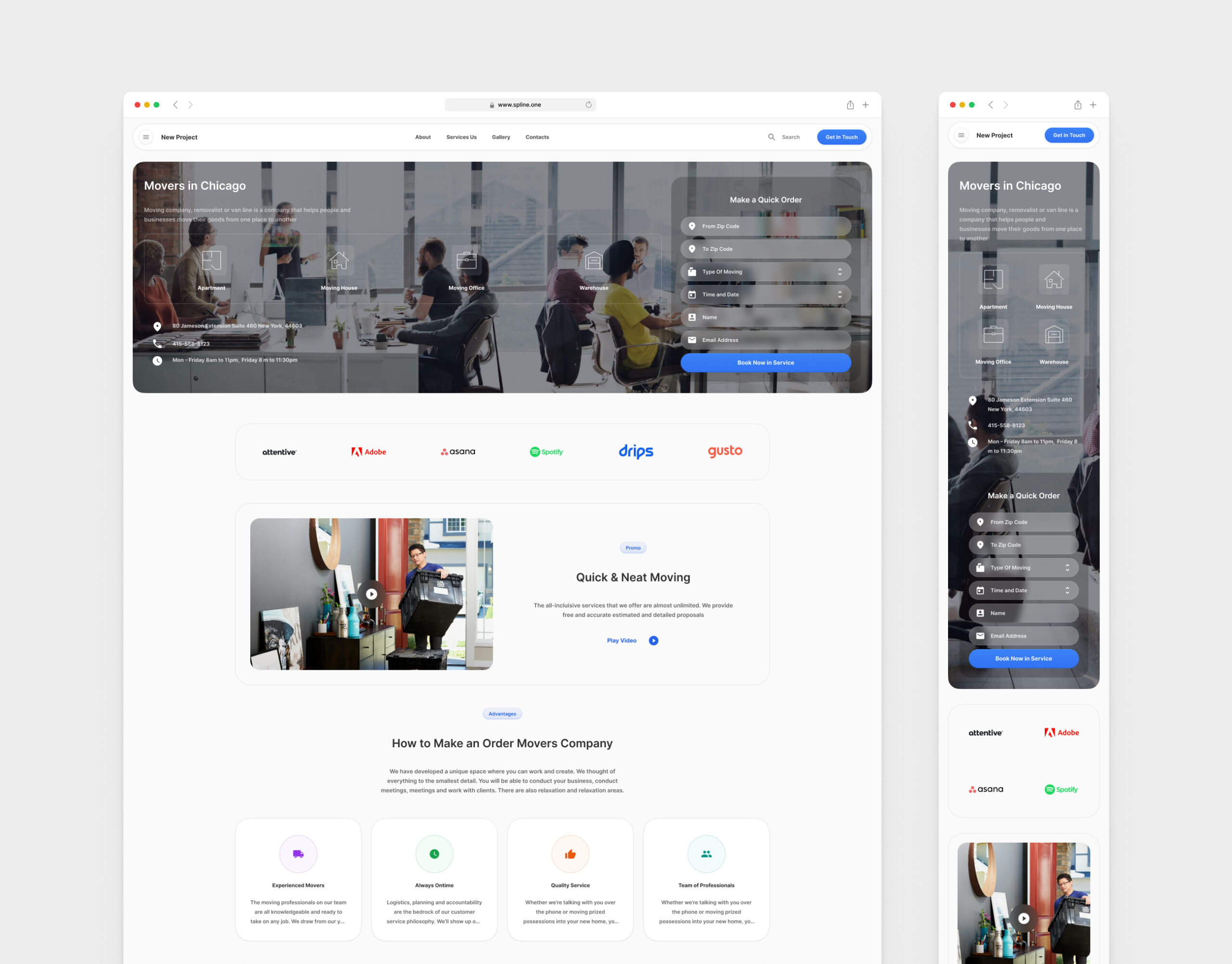 Movers Template for Figma (0060)