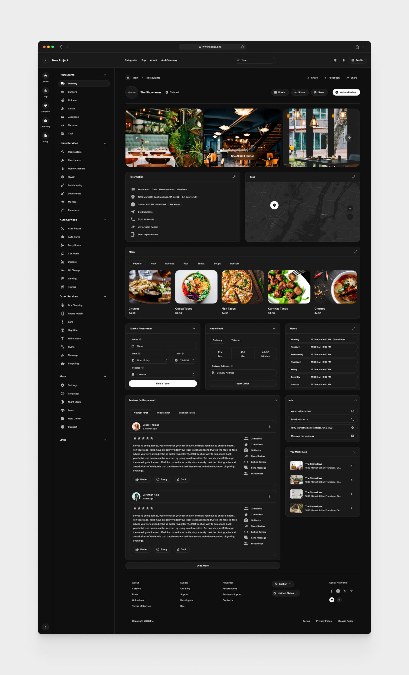Local Business for Figma Templates (0031)