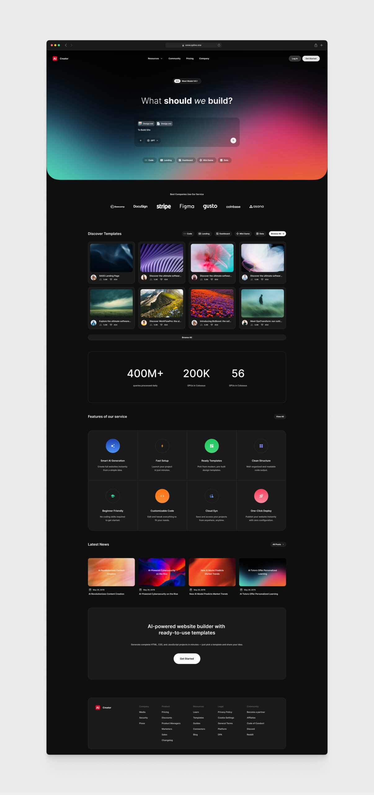 AI Web Generate for Figma Templates (0022)