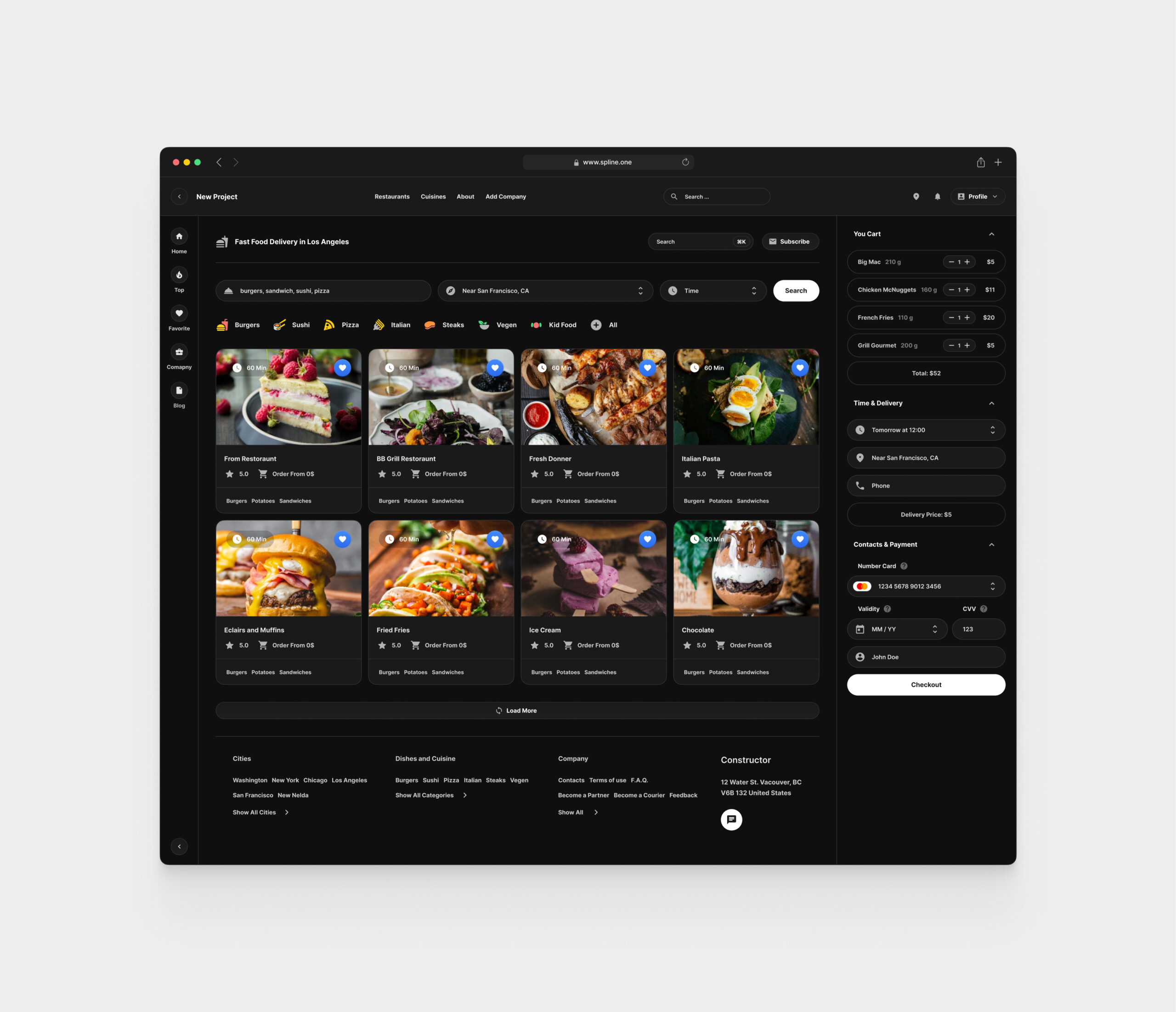 Food Delivery for Figma Templates (0030)