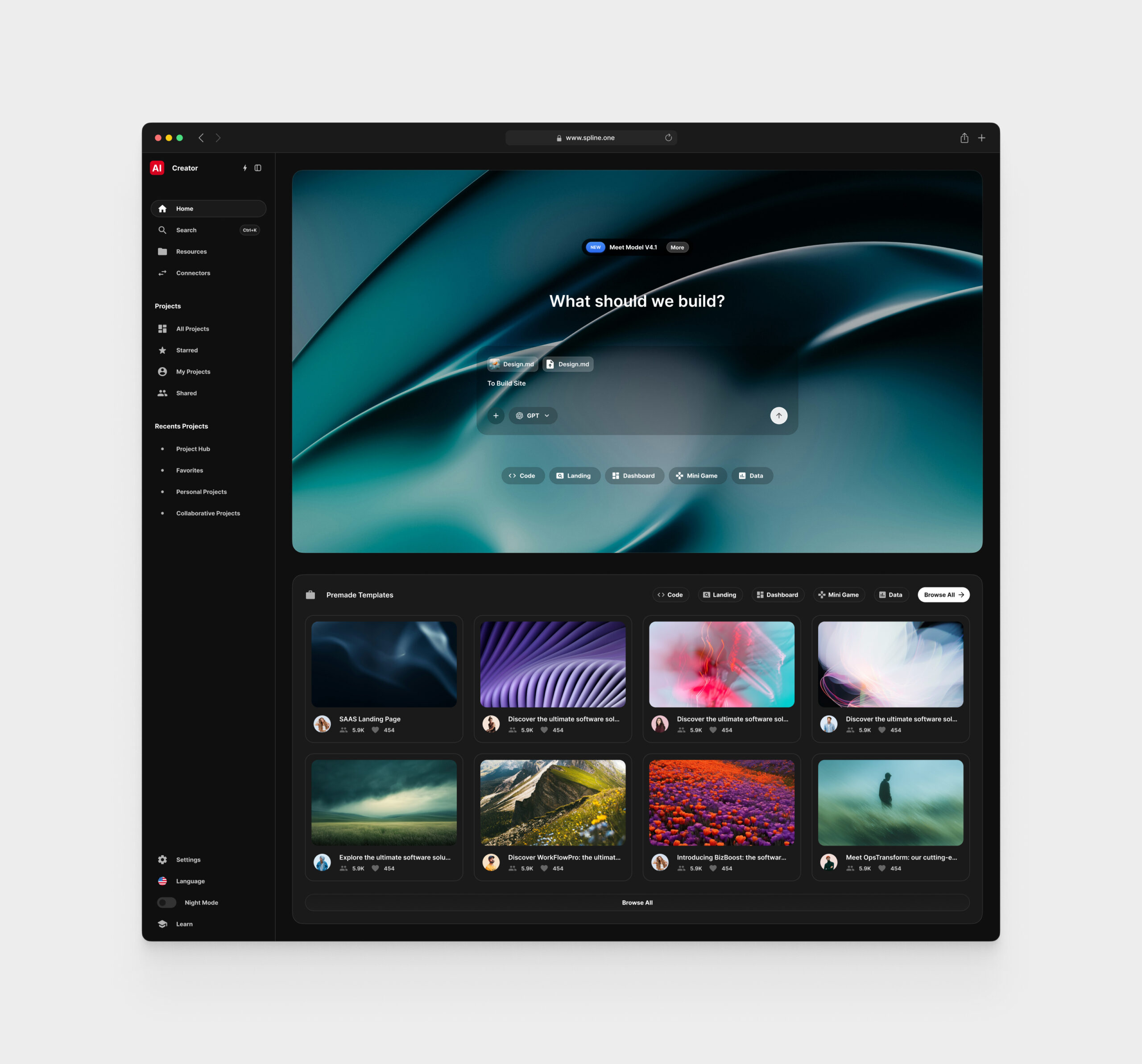 AI Web Generate for Figma Templates (0022)