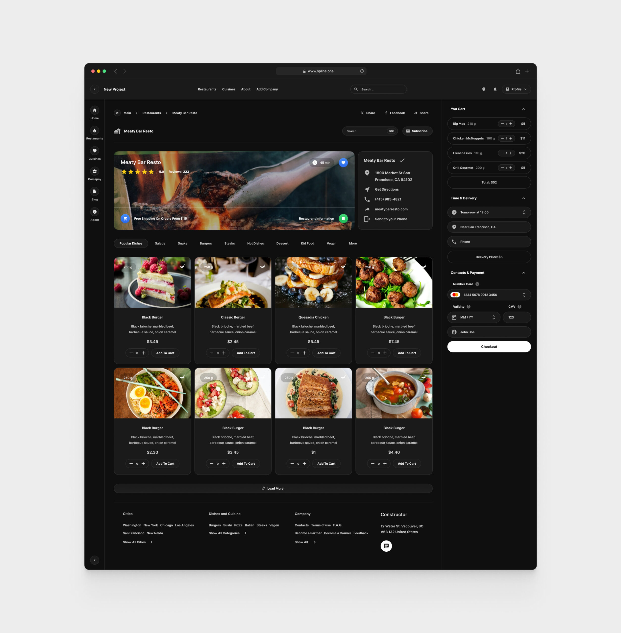 Food Delivery for Figma Templates (0030)