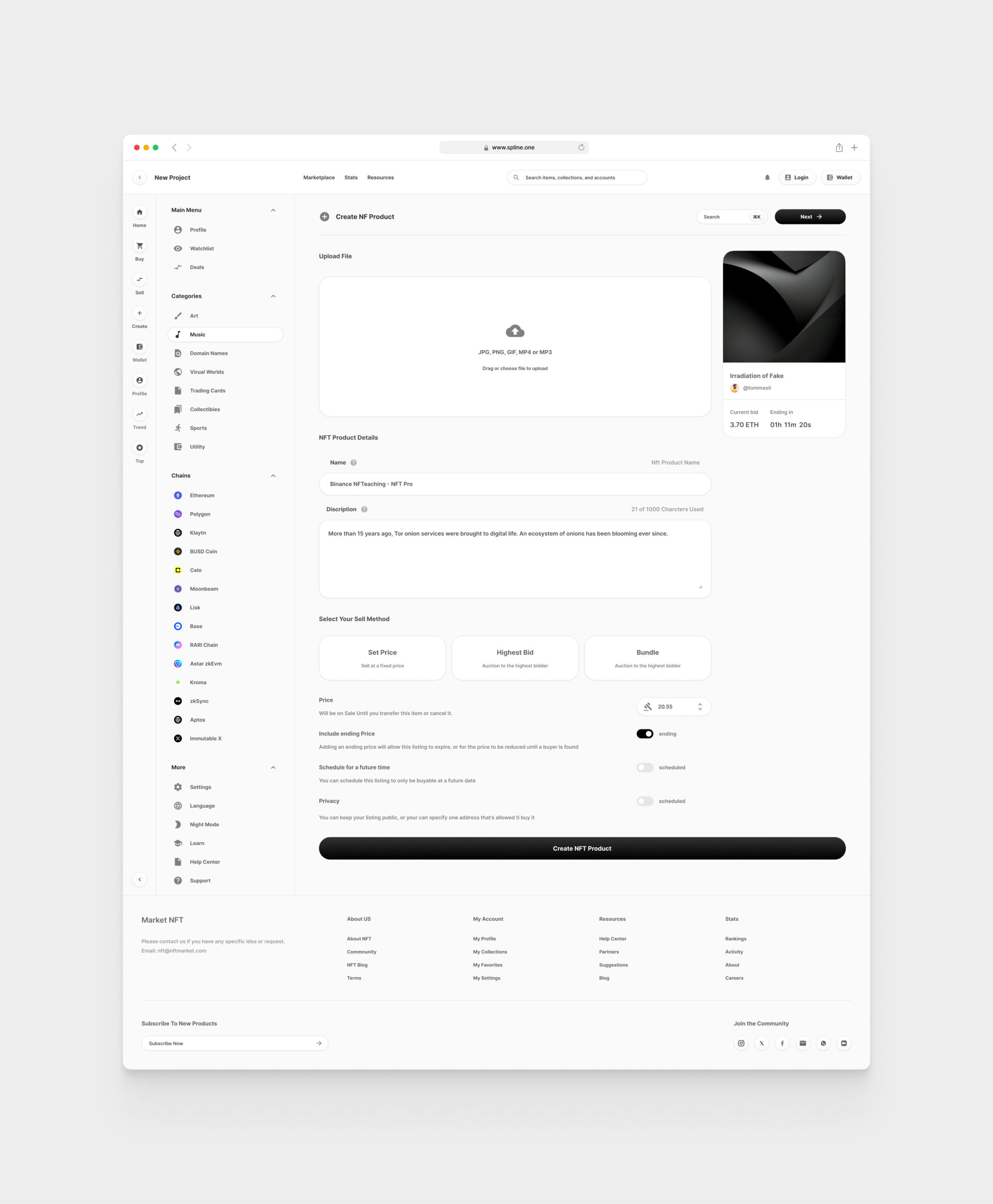 NFT for Figma Templates (0028)