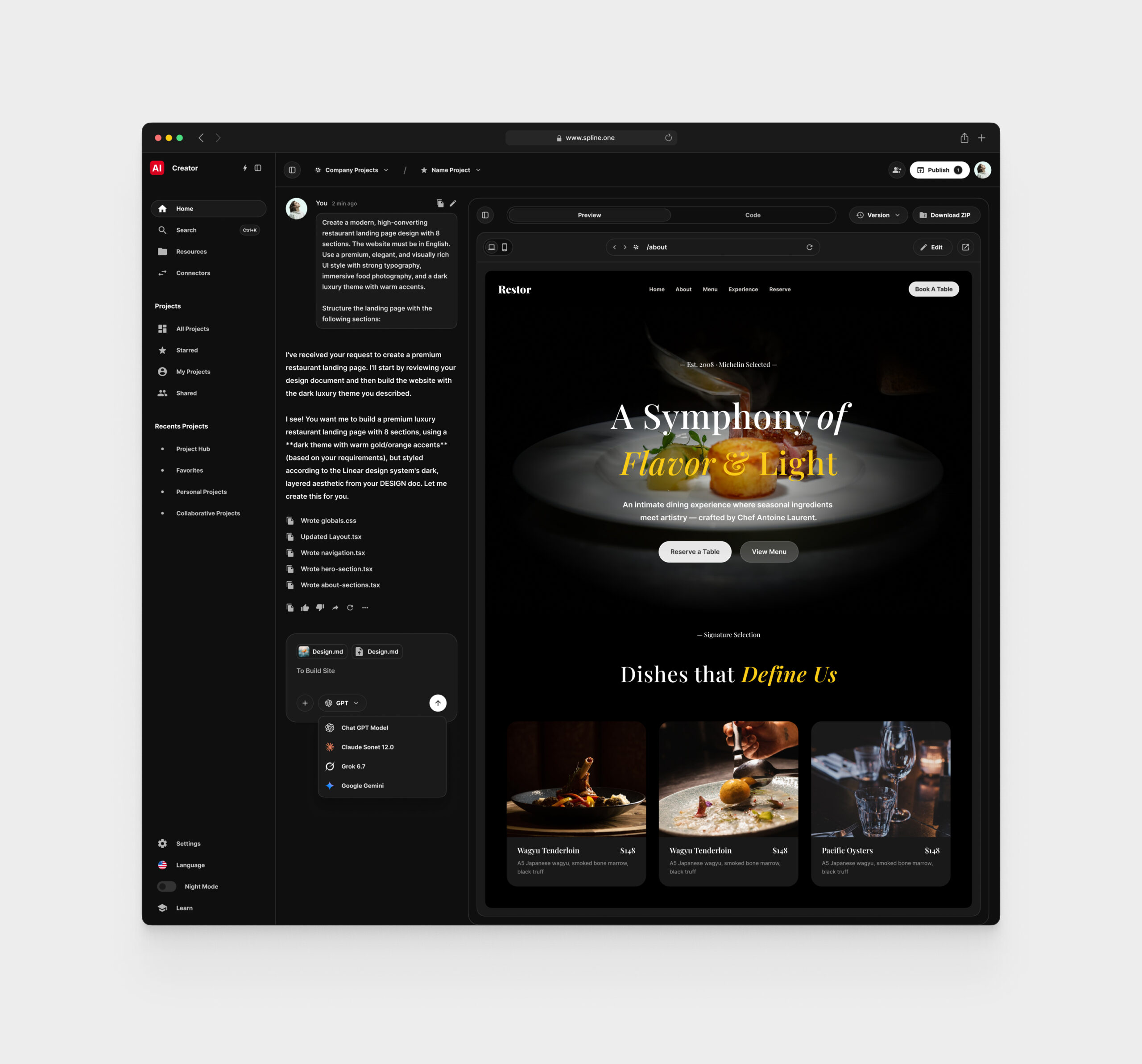 AI Web Generate for Figma Templates (0022)
