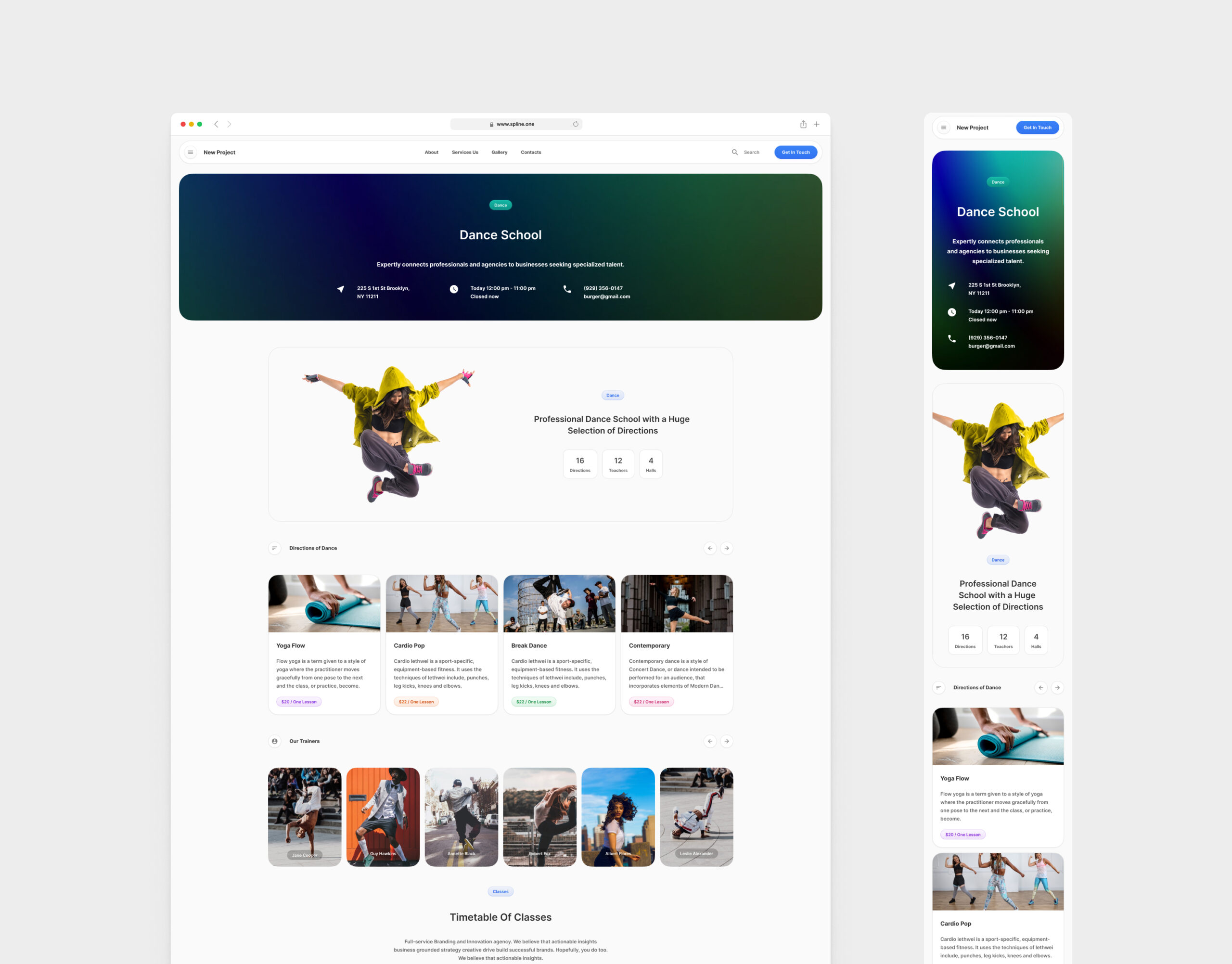 Dance Template for Figma (0058)