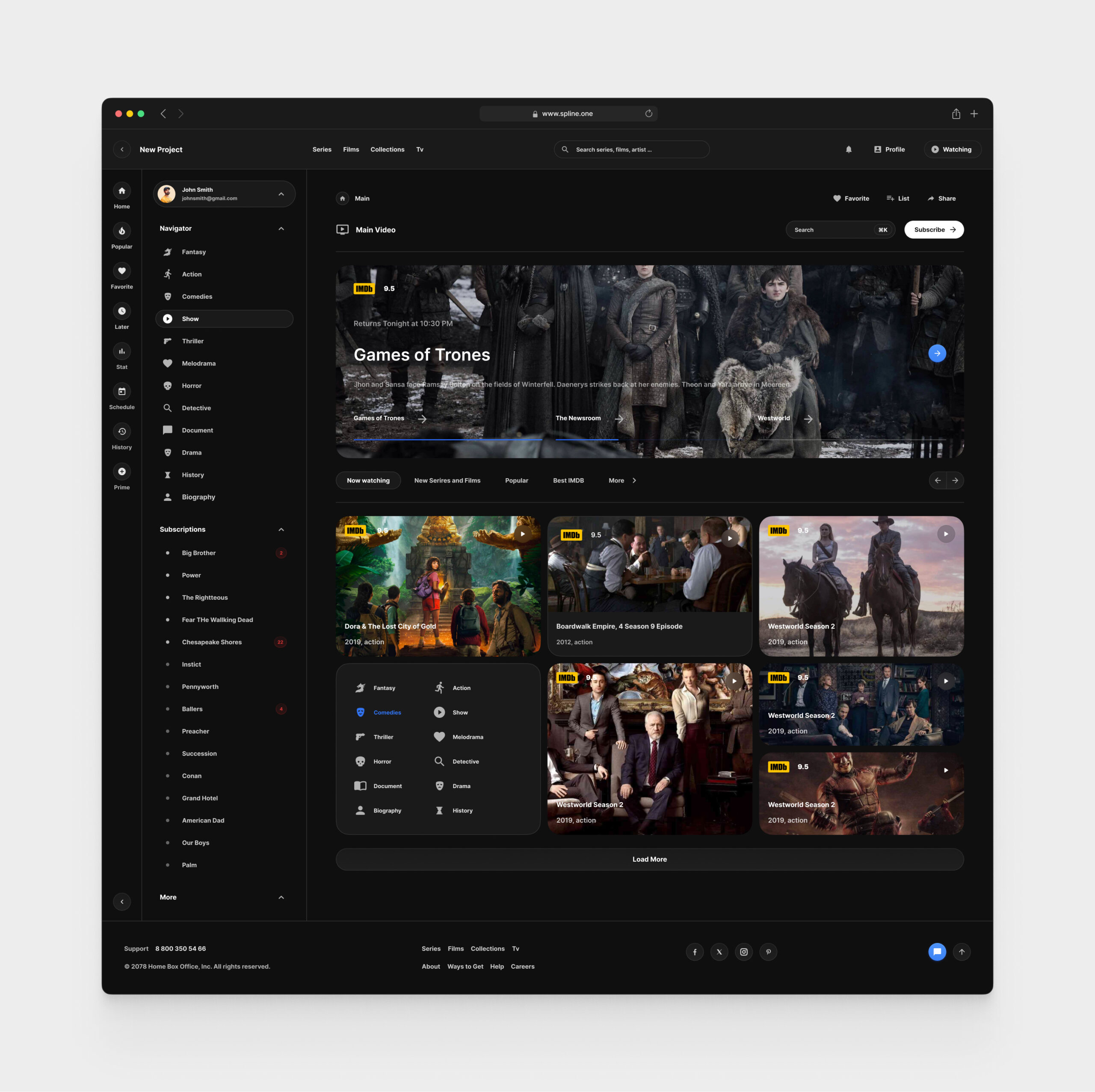 Cinema for Figma Templates (0026)