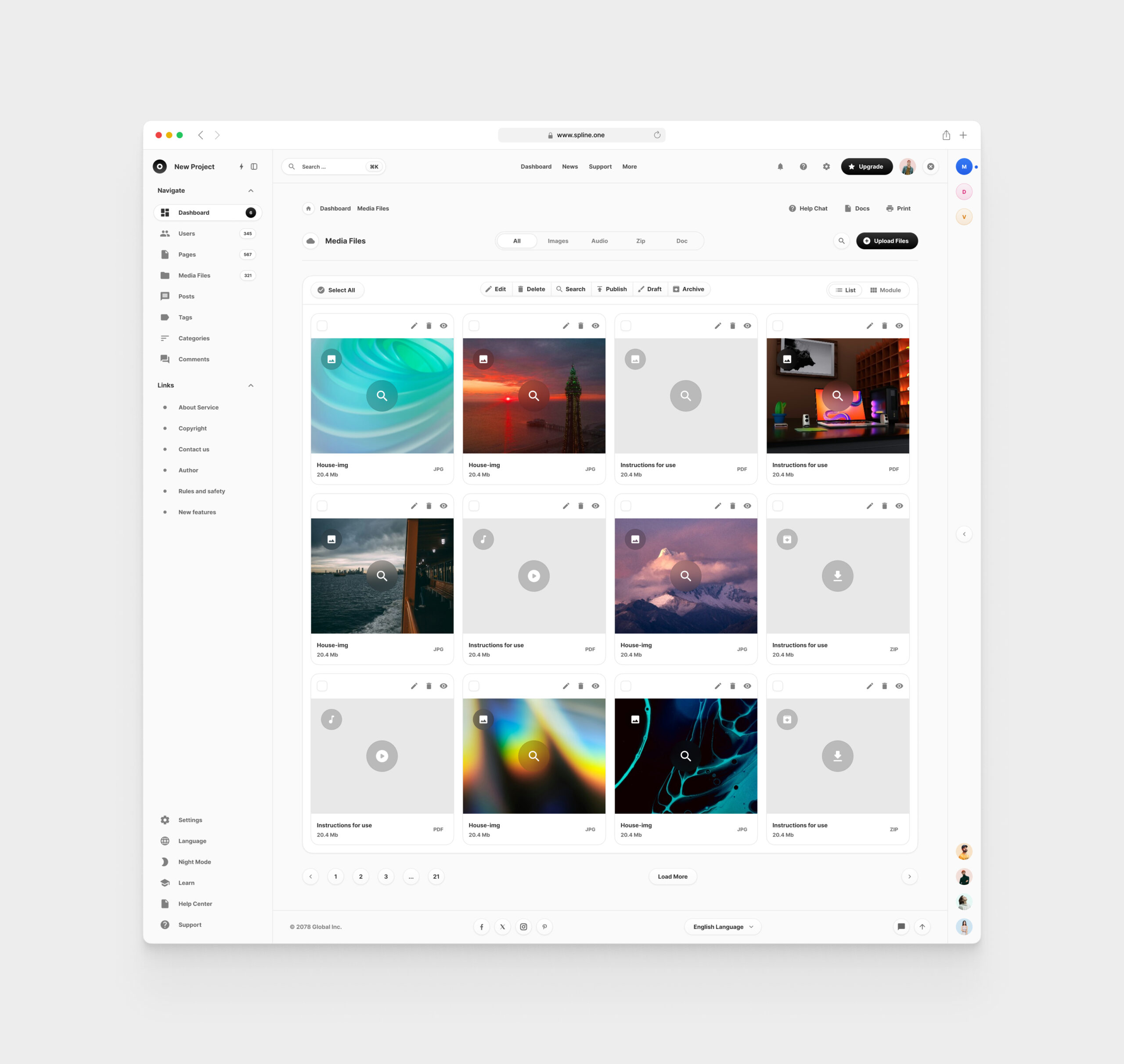 CMS for Figma Templates (0018)