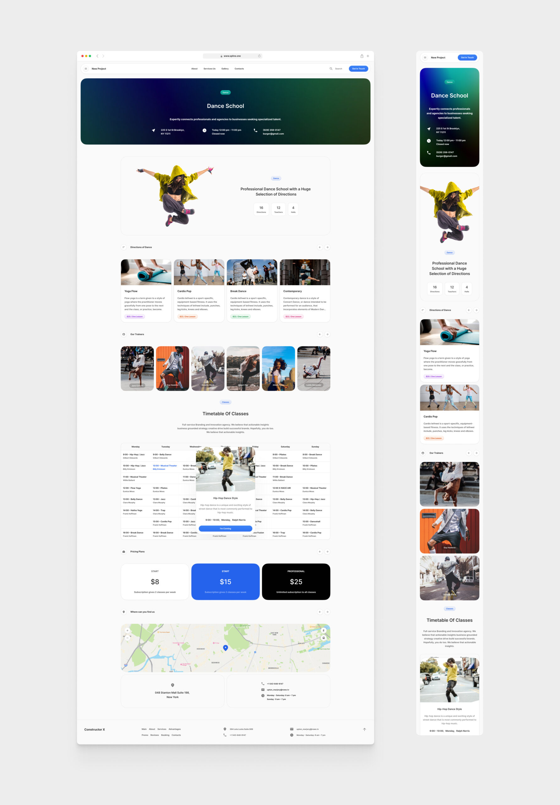 Dance Template for Figma (0058)