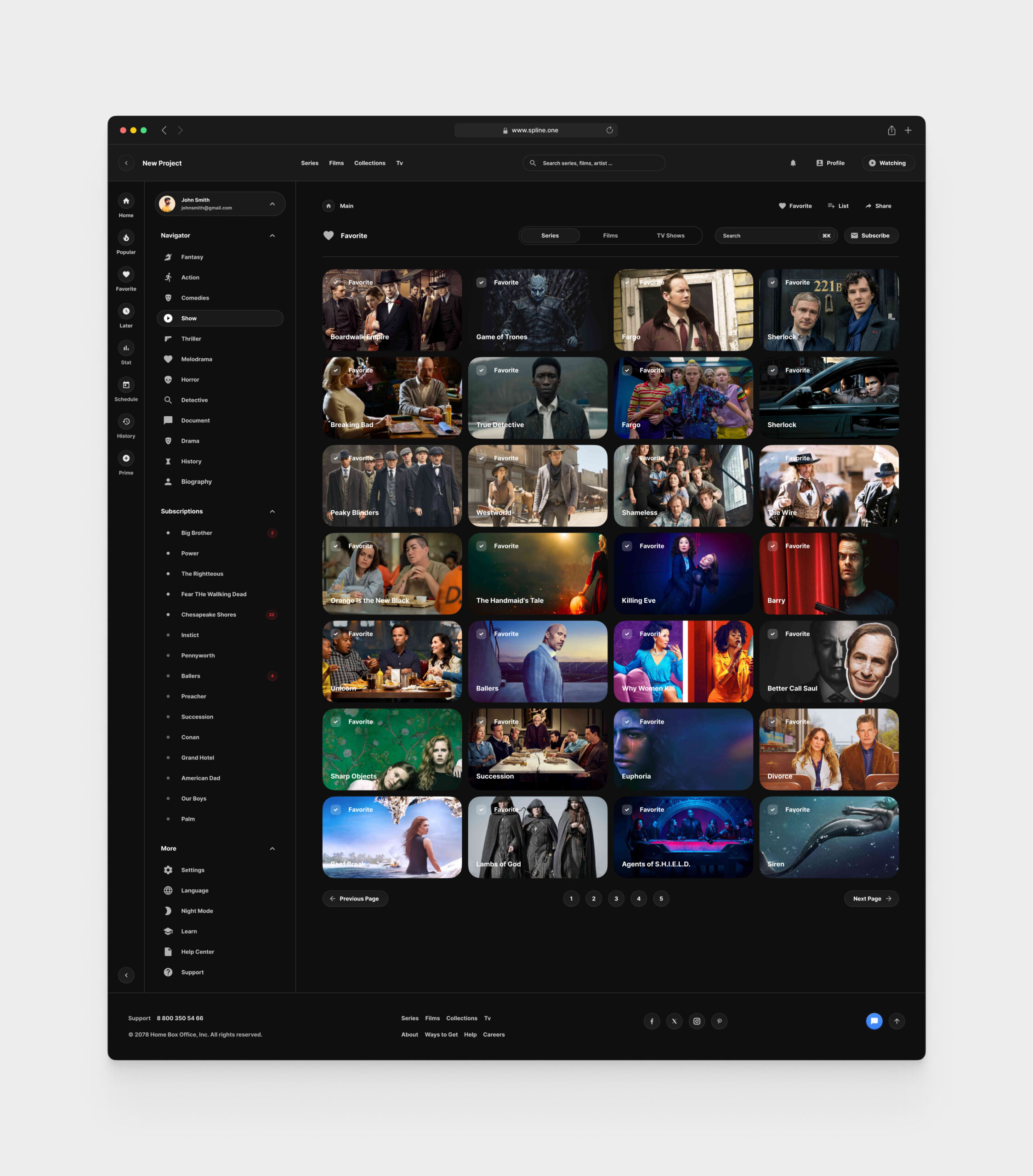 Cinema for Figma Templates (0026)