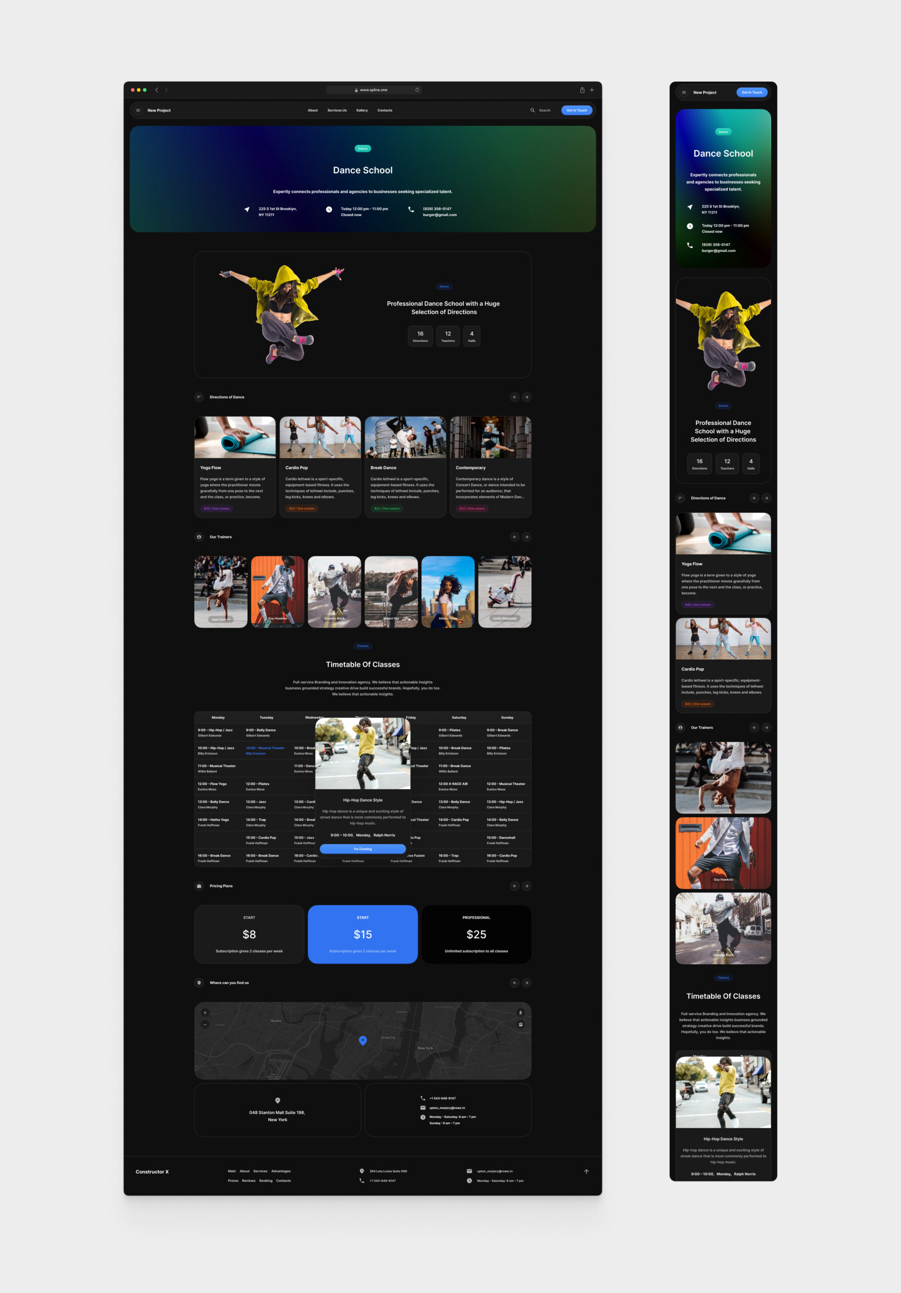 Dance Template for Figma (0058)