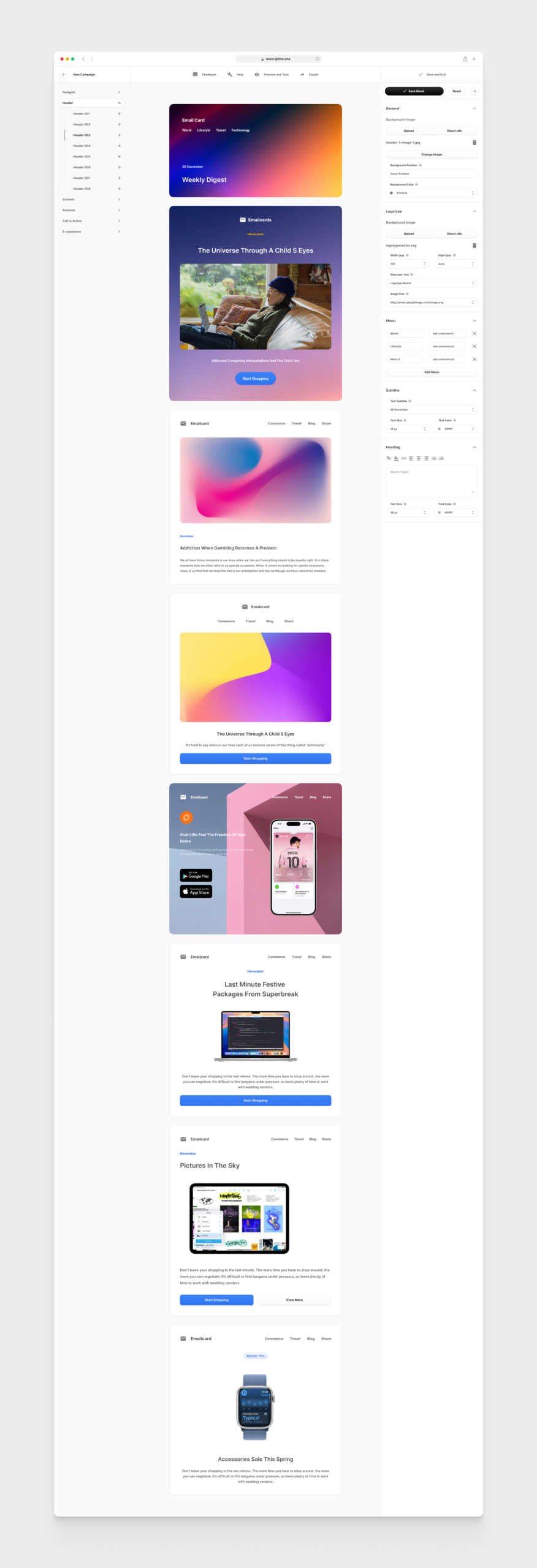 Email Dashboards for Figma Templates