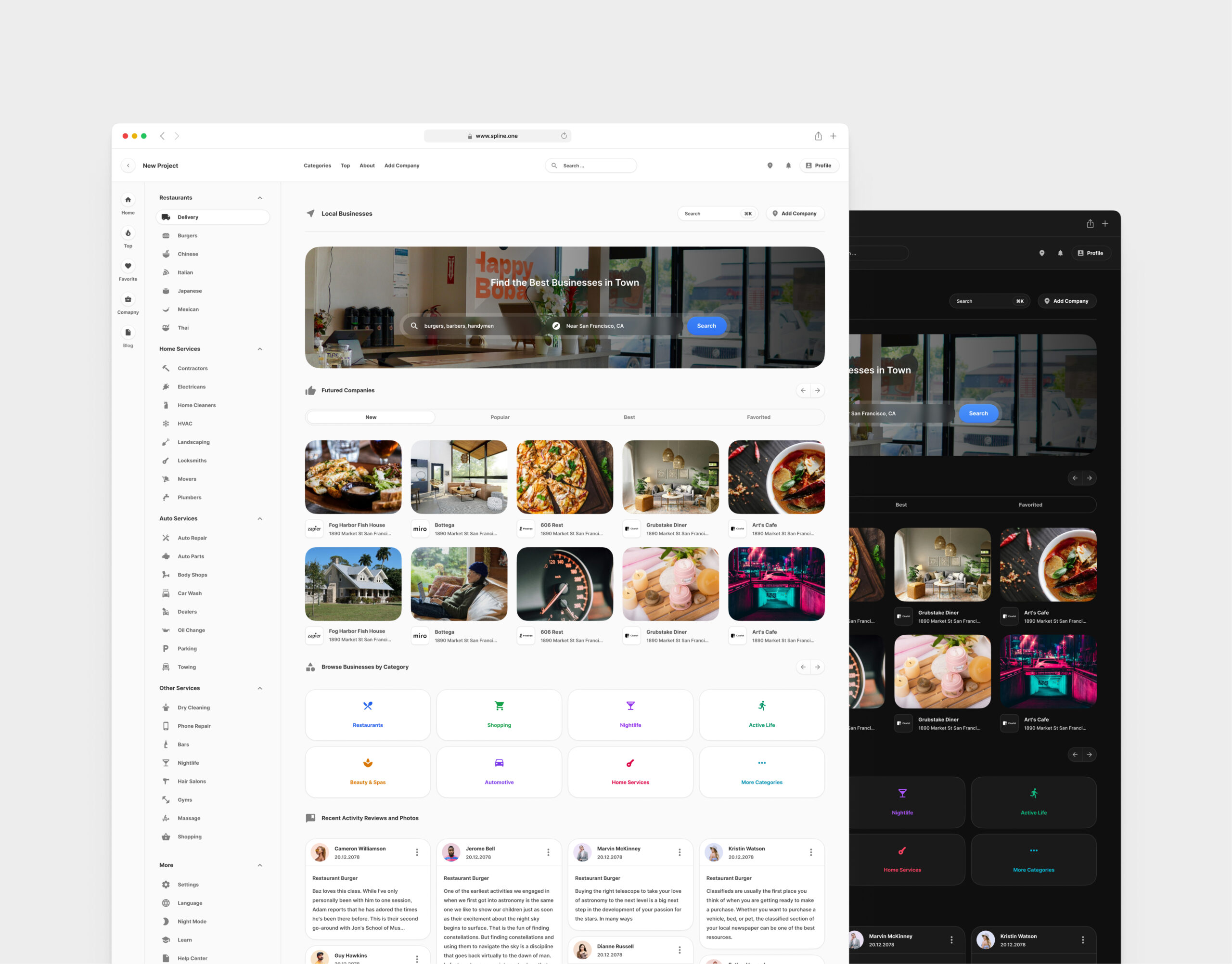 Local Business for Figma Templates (0031)