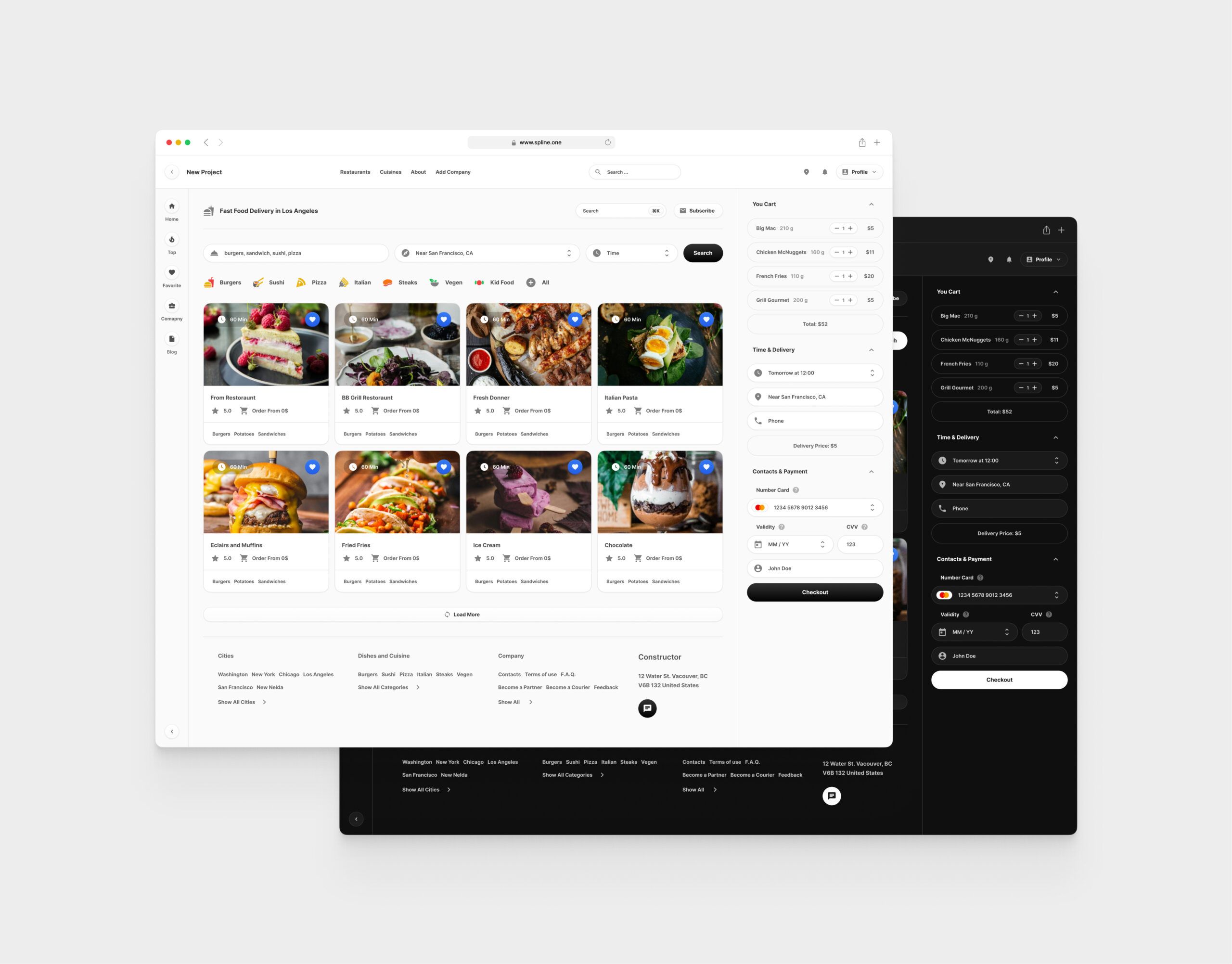 Food Delivery for Figma Templates (0030)