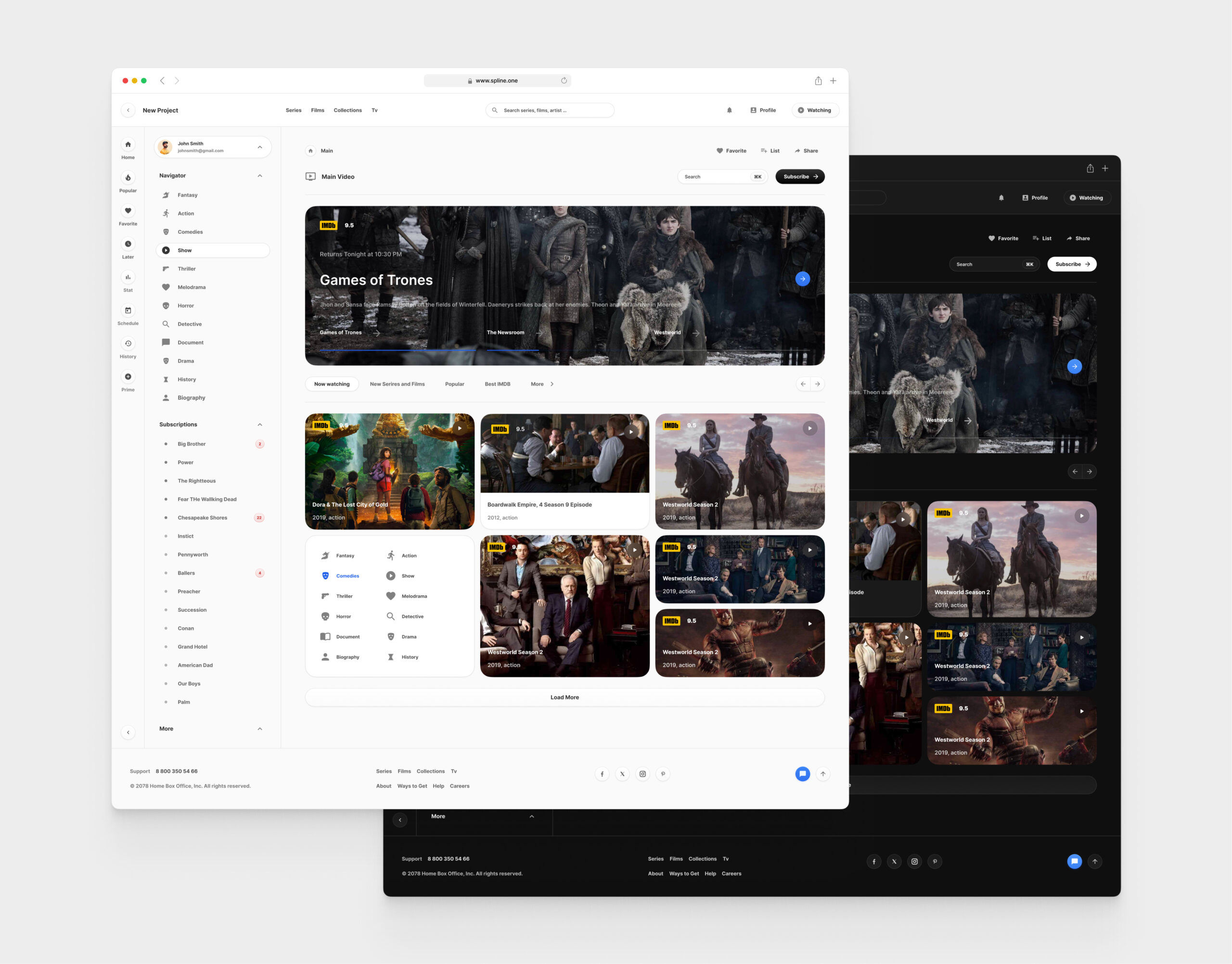 Cinema for Figma Templates (0026)