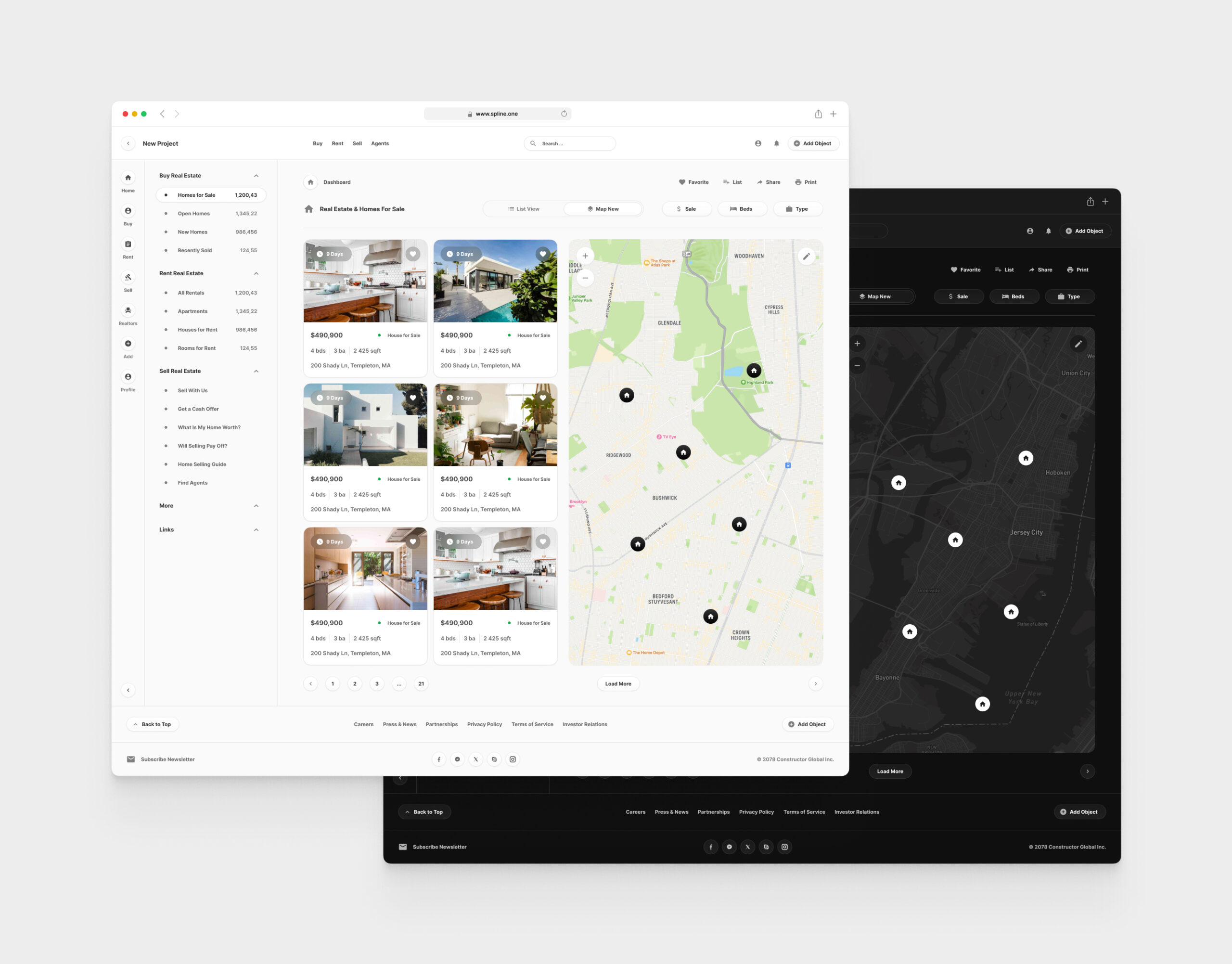 Real Estate for Figma Templates (0023)