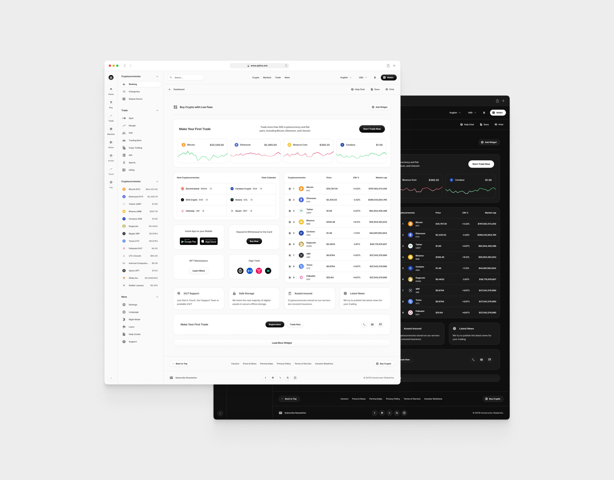 Crypto for Figma Templates (0017)
