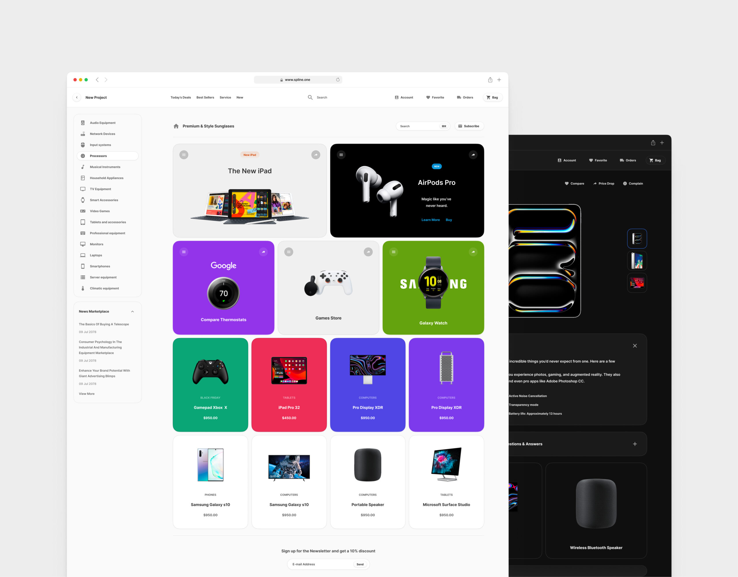 Electronic Store for Figma Templates (0035)